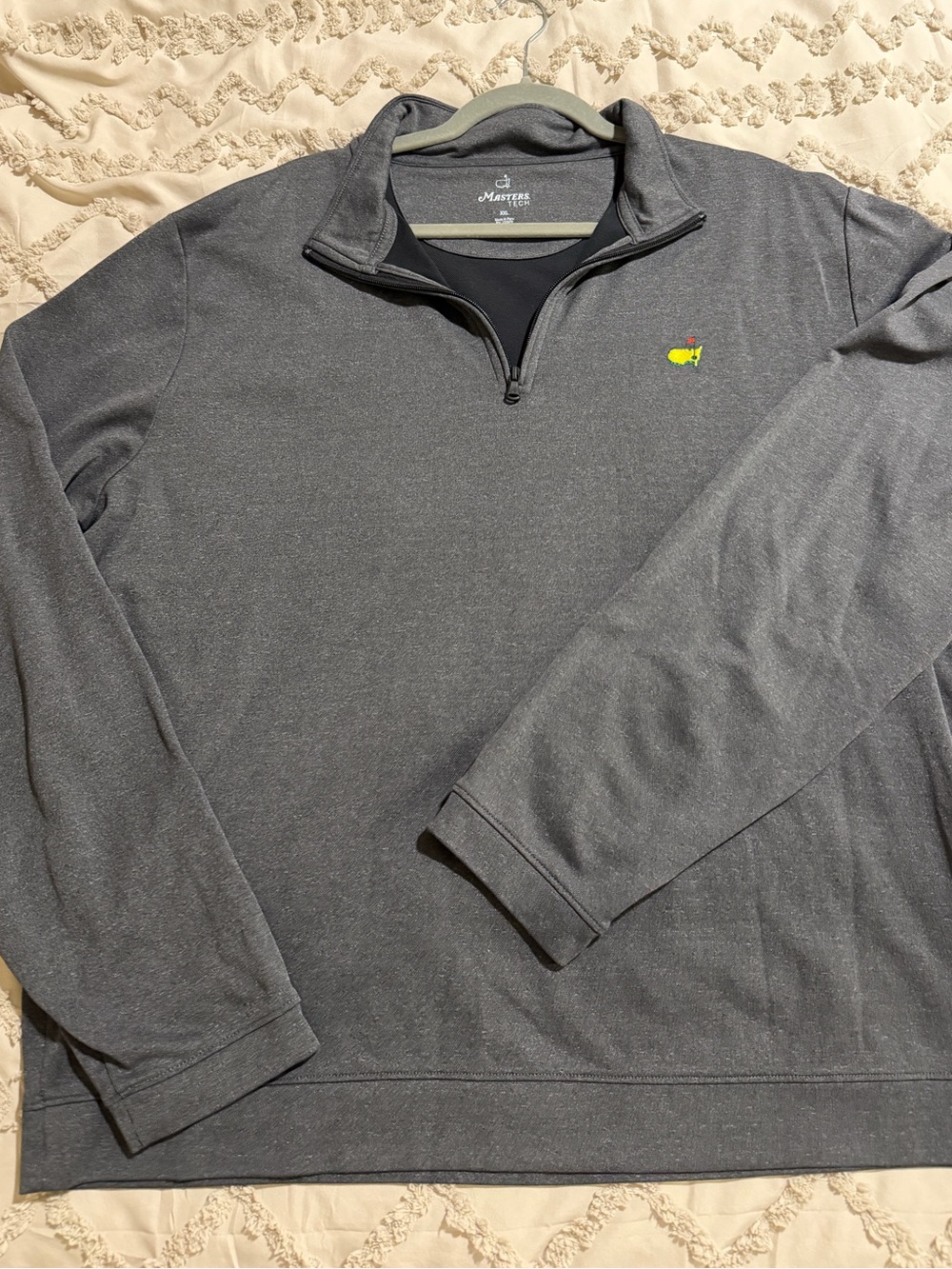 Masters Men's Charcoal Gray Quarter-Zip